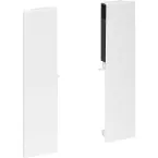 Kit de raccords de façade blanc hauteur 167mm pour façade en aluminium de tiroir à casseroles intérieur Slim / pce
