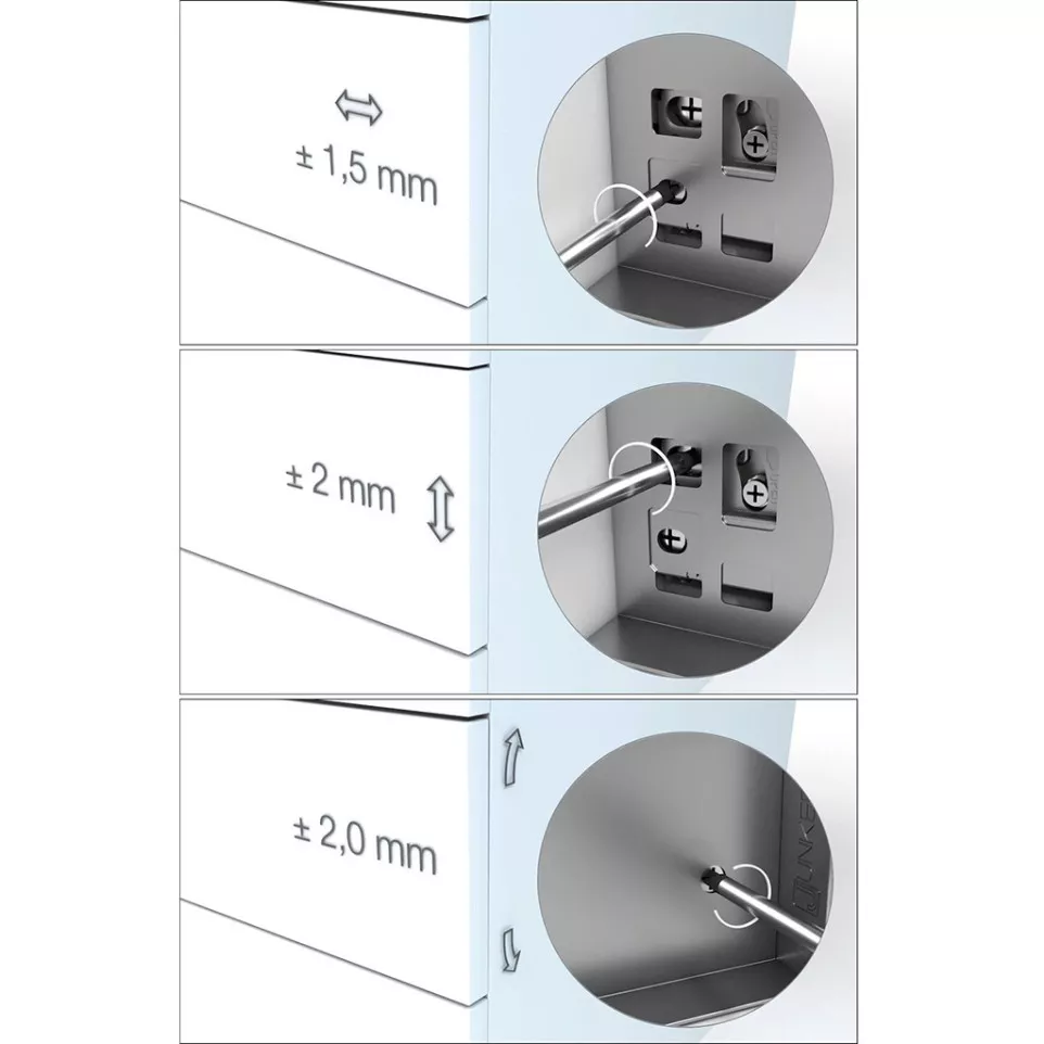 Anthracite Drawer Side Kit 120mm...