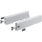 Lade zijdeset zilver 126mm...