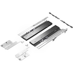 Push to Open Silent Opening Kit max.10 tot 40kg voor Actro schuif 350 tot 650mm diep Hettich Arcitech / pce