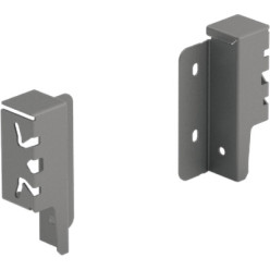 Hettich ArciTech Anthracite Connector Kit 94mm Height for Rear Panel per piece