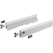 Lade zijdeset zilver 94mm hoog, 350mm diep Hettich ArciTech / pce