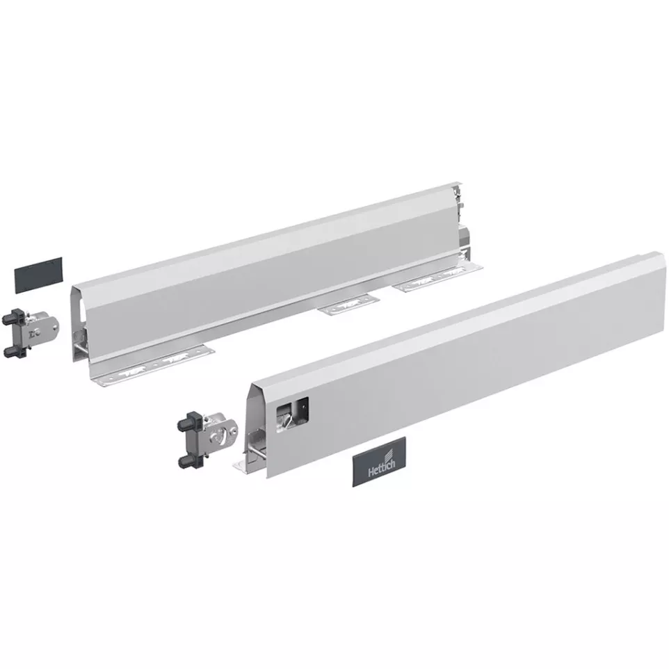 Lade zijdeset zilver 94mm hoog, 350mm...