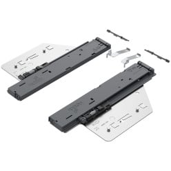 Push to Open Silent Opening Kit for Actro You and Actro 5D Slides Max 20 to 70kg Depth 400 to 650mm Hettich per piece