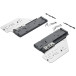 Kit d'ouverture Push to Open Silent max. 10kg pour coulisse Actro You et Actro 5D profondeur 270 à 350mm Hettich / pce