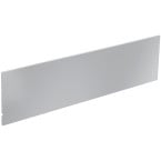 Façade en aluminium argent...
