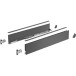 Hettich AvanTech You Anthracite Drawer Side Kit Height 101mm Depth 450mm per piece