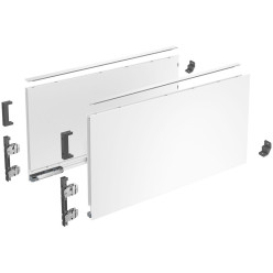 Set ladezijwanden wit hoogte 251mm, diepte 650mm Hettich Avantech You / pce