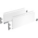 Hettich AvanTech You White Drawer Side Kit Height 187mm Depth 400mm per piece