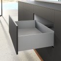 Set ladezijwanden zilver hoogte 187mm, diepte 350mm Hettich Avantech You / pce