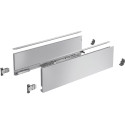 Set ladezijwanden zilver hoogte 139mm, diepte 500mm Hettich Avantech You / pce