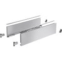 Kit de côtés de tiroir argenté hauteur 139mm, profondeur 400mm Hettich Avantech You / pce