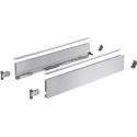 Set ladezijwanden zilver hoogte 101mm, diepte 300mm Hettich Avantech You / pce