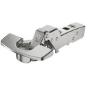 Charnière Sensys 8675 110° nickelée à montage rapide Fix, sans amortissement et sans fermeture automatique (Push to Open), pour 