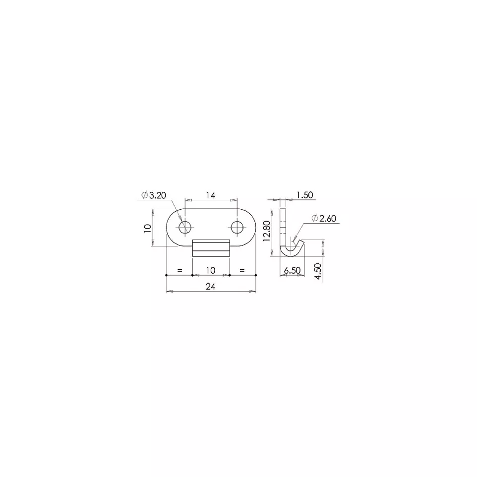 Checkout Closure with Hook No.181 / pc
