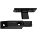 Flink Pair of Black PVC Mounting Clips 10 Pieces
