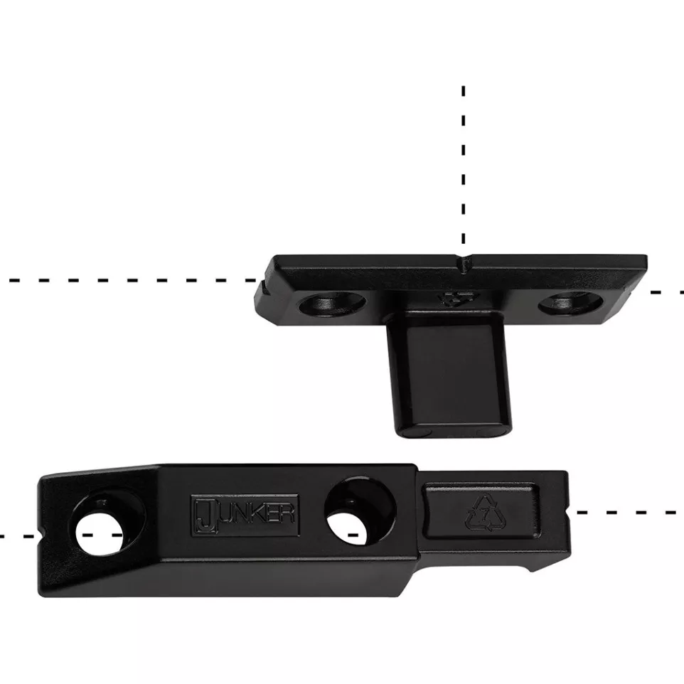 Flink Pair of Black PVC Mounting...