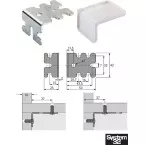 Equerre d'assemblage Euro Hettich systéme 32mm / pce