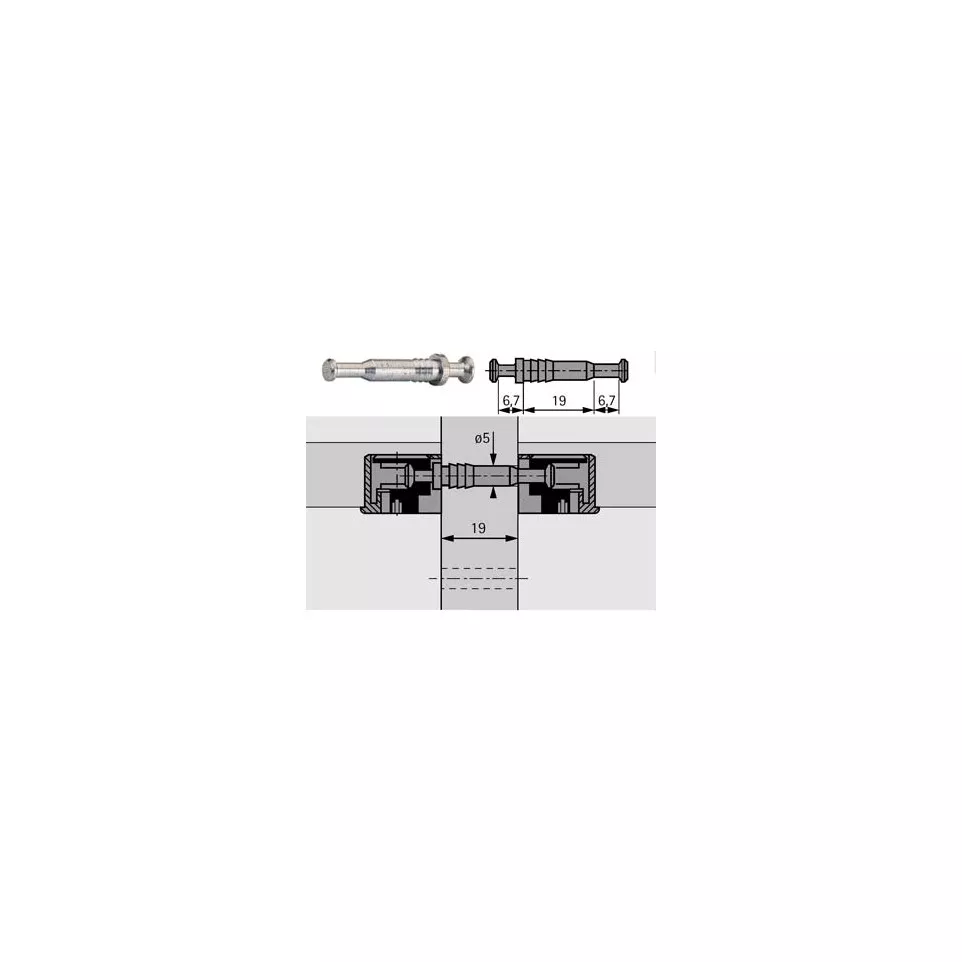 Double dowels DU 867 for VB 35 and VB...