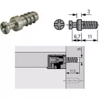 Screw-in Dowel Hettich DU 321 for VB35 and VB36 / pc