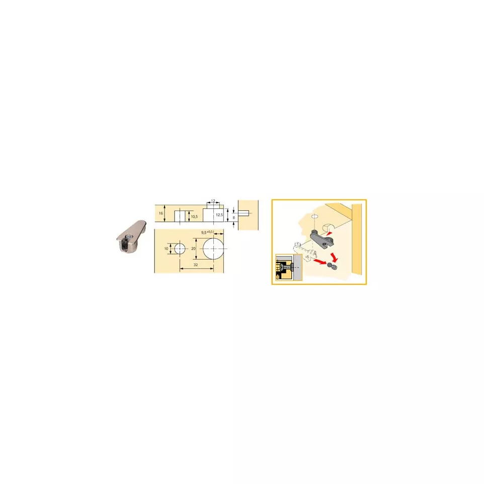 VB 36 eccentric connecting fitting...