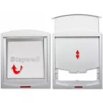 Pet Door for Animals up to 18 kg Series 700 Two-Way White PVC / piece