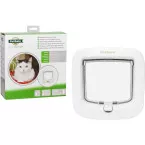 8 kg kattenluik serie PPA19 met 4 openingsposities PVC Wit / pce