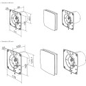 Wave GO 9111 standaard ventilator (Ø100mm) Alleen behuizing / pce
