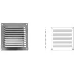 Stamped Grille 436 Renson RAL 9010 200x200mm per piece
