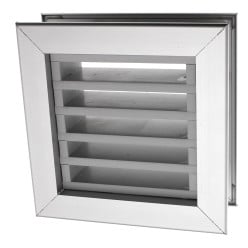 Grille coupe-feu 1H 100x100 naturel CAD ET CONT CAD ép. 40 / pce