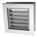 Grille coupe-feu 1H 100x100 naturel CAD ET CONT CAD ép. 40 / pce