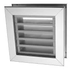Grille coupe-feu 1H 100x100 naturel CAD ET CONT CAD ép. 40 / pce