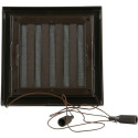Verstelbaar binnenrooster Huid PVC (250x250) STR 9005 / pce