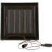 Adjustable Interior Vent Grille Skin 732 PVC (250x250) Textured RAL 9005 Jet Black per piece
