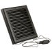 Adjustable Internal Vent Grille Skin 732 PVC (154x154) Textured Jet Black RAL 9005 per piece
