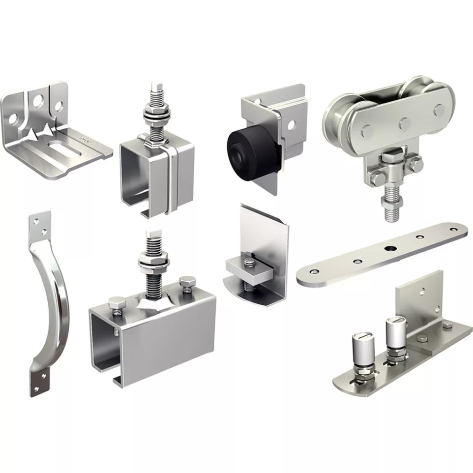 Roller wheels, brackets, supports,...