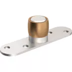 Guide inférieur à olive sur platine à visser à bouts ronds pour profil de guidage \"U\" 30x30mm SPORTUB 5040 / pce