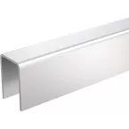 Galvanized U Lower Guide Profile 25x17mm Length 3m SPORTUB 3530 / 3m