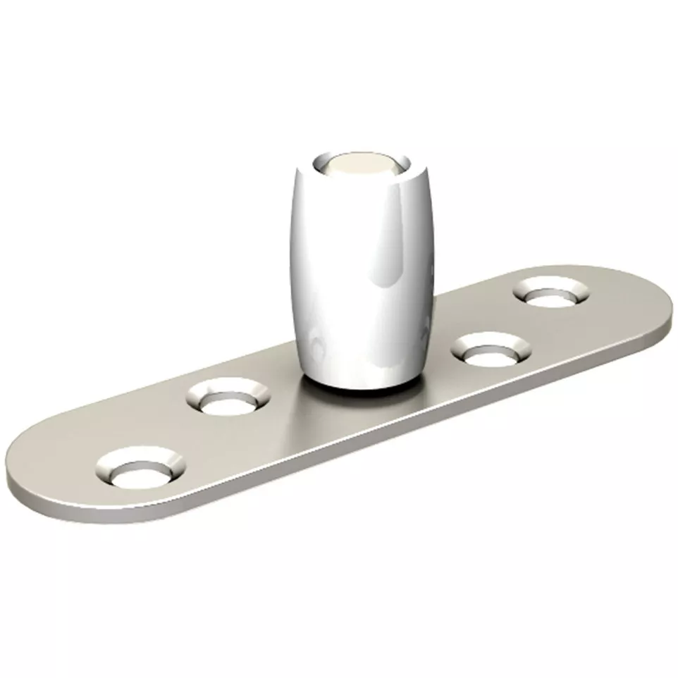 Guide inférieur à olive sur platine à...