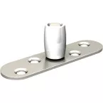 Bottom Guide with Olive Roller on Screw Plate with Rounded Ends for U-Profile 25x17mm SPORTUB 3530 per piece
