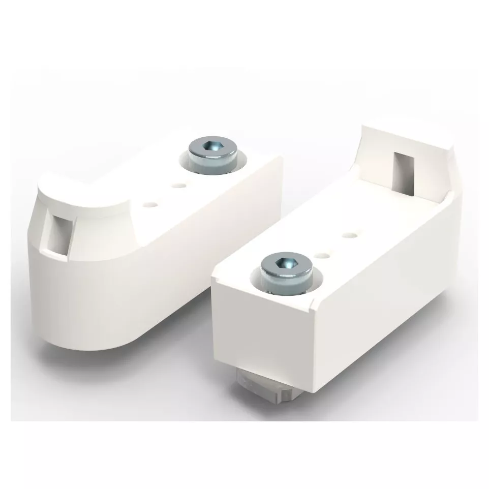 Witte adapter voor INVISIDOOR 2.0...