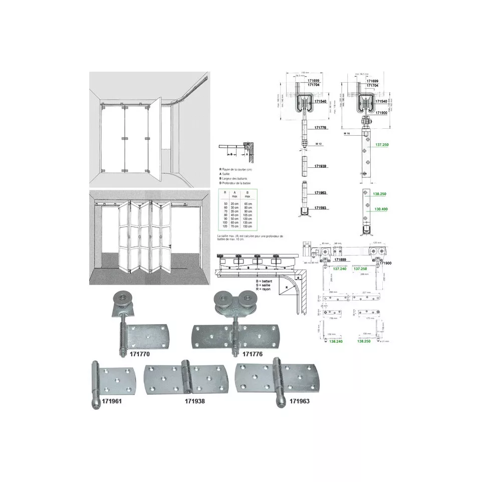 Half-Hinge Guide for Lateral or...