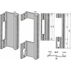 Left Aluminum Pull Handles...