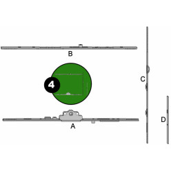 UNITAS 330 Lateral Headpiece per piece