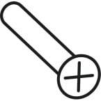 Handle Screw M6 x 80 for 90...
