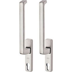 Poignées double à cylindre GU 934-937 blanc / pce