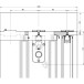 Bovenste geleidingsprofiel P1786 GU BRUN8022 4900mm 9.45094.50.0.5 / 4.9m