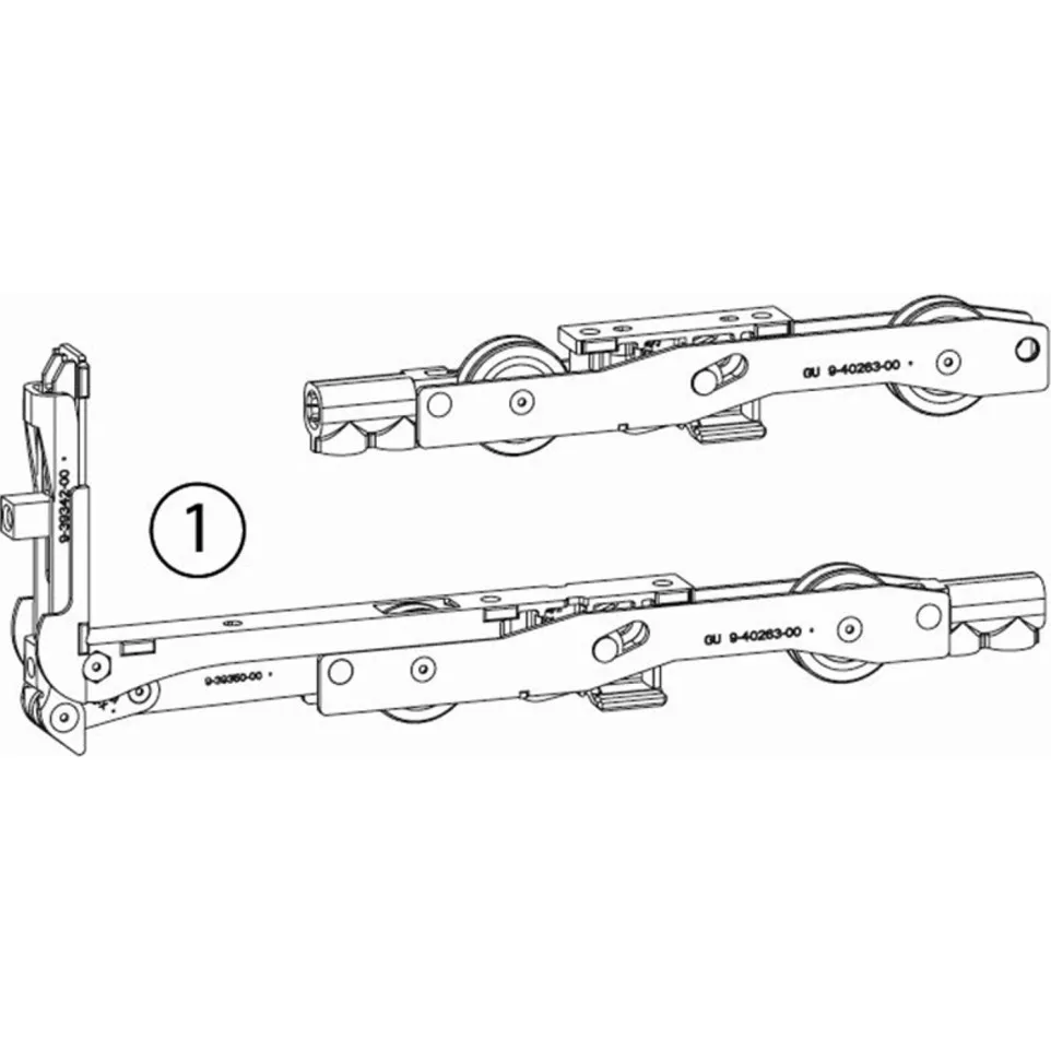 Carton de chariots GU 937 / pce
