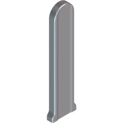 Platte kap voor titanium K-spil R01.3 R.329189 / pce