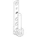 Roto Male Pivot Hinge "A" 2 Pins 3mm Diameter 100 kg 12/18-9 Ref.230410 per piece